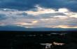 Vakaro peizaas prie Erzincano, ryt Turkija