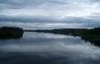 Ta pti Ivalojokio up, tik jau kalbant lietuvikai. Vakaras Ivalo, laikas 21:46 val.