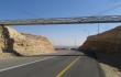 Kelias ir tiltas. Mizpe Ramon miestelis, Negevo dykuma