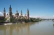 Zaragoza miesto panorama