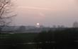 Saulės kamuolys leidžiasi už Oderio