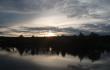 Pusvalandis iki vidurnakčio šalia Inario ežero Suomijos šiaurėje