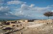 Afroditės šventyklos griuvėsiai ir jūra. Kouklia, Kipras