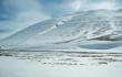 Pavasaris, tad kalnuose dar daug sniego (Kelyje Blonduos - Akureyri)