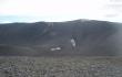 Vyraujanti spalva Hverfjall krateryje - juoda