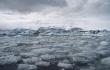 Vandens pavirius (Prie eero, ledo eero. Jokulsarlon, Islandija)