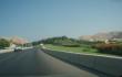 Kelias-gatvė į Omano Sultonato sostinės centrą nuo jos pakraščio, kur susistabdžiau automobilį sau ir tik sau