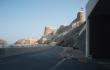 Tvirtovė ant kalno šalia Omano įlankos