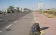 Autostopo vietoje Al Ain mieste Jungtiniuose Arabų Emyratuose