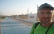Biržietis-aš prie Grand mečetės Abu Dabyje