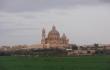 Šitą katedrą mačiau iš palapinės, to ir užteks. Ix-Xewkija, Malta, Gozo [Malta taip pat. Vieno pasivaikščiojimo istorija, 2018]