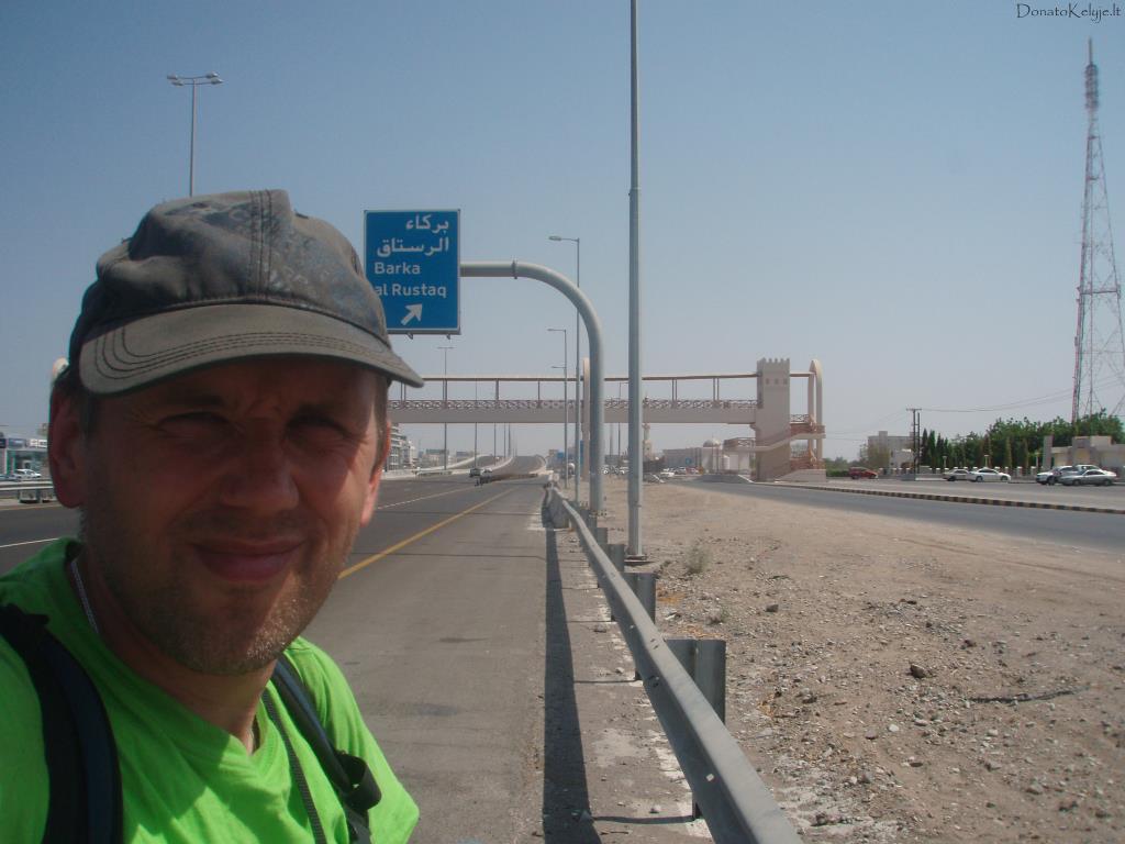 Kelyje Sohar-Muscat, prie Barkos